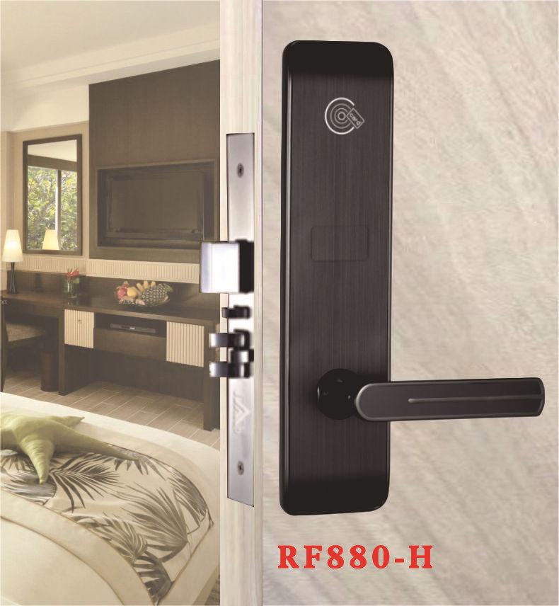 Smart Electronic Door Lock with Card Swipe and Password for B&B and Apartment Rentals