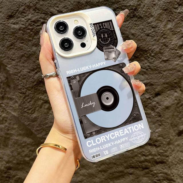 

Ретро проигрыватель пластинок Покрытие Матовый Чехол для телефона 12 11 Pro Max Для iPhone 16 15 14 13 Чехол Funda Накладка for iPhone 16.