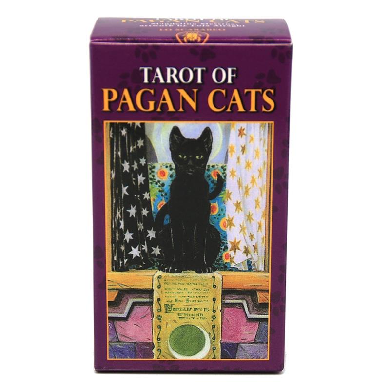 Dream 78 Cards Deck Tarot Of Pagan Cats Full English Party Board Game Oracle Cards