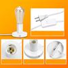 Simple E27/E26 Screw Desktop Lamp Base with Switch Universal Lamp US Plug Hanging Lamp Home Lighting