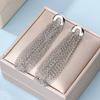 Accessories Exaggerated Alloy Geometric Earrings Fashion Tassel Chain Earrings Earrings Women
