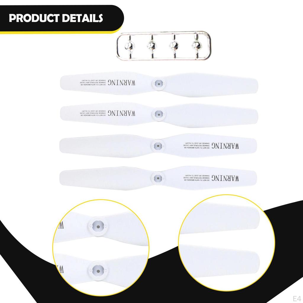 4 Pieces 14.5cm Drone Replacement Propellers with Cap Professional Portable Spare Parts Replace