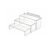 Stepped Display Riser Clear UConfiguration Transparent Cupcake Stand for Collectors,