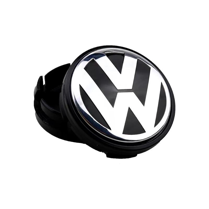 Hub Caps Accessories 4pc 56mm 60mm Car Wheel Center Hub Cap Badge Rim Cover Emblem For Volkswagen VW Polo Tiguan Golf Jetta Beet