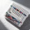 Two Tone Acrylic Pigment Marker Pen, 36 Pens - Brush Tip, Water-based Ink, Marker Pen - Very Suitable for Calligraphy, Illustrat