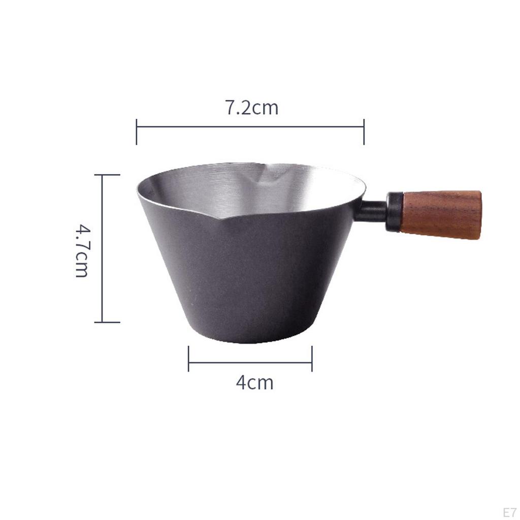 Espresso Measuring Cup with Scale Coffee Milk Frother Steaming Pitcher