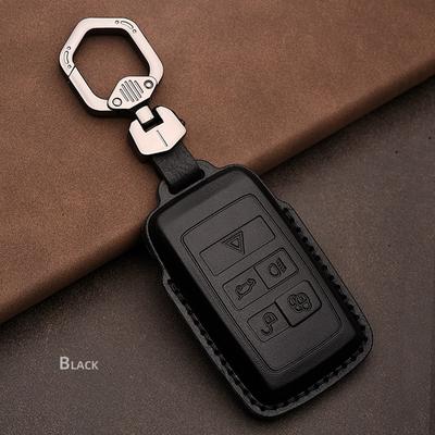 Leather Key Case Cover Suitable for Land Rover LR4 Range Rover Sport Freelander 2 Discovery Jaguar E-Pace XF XJL XK XE XJ