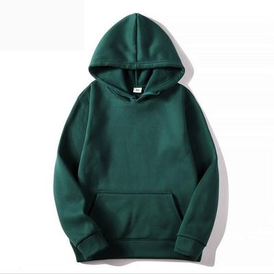 Autumn Winter Men's Solid Color Hoodie Long Sleeved Fleece Pullover Casual Hoodie Hoodies & Sweatshirts (men’s)