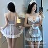 Sexy Lingerie Apron Little Maid Cosplay Sexy Halter Kawaii Suspender Dress
