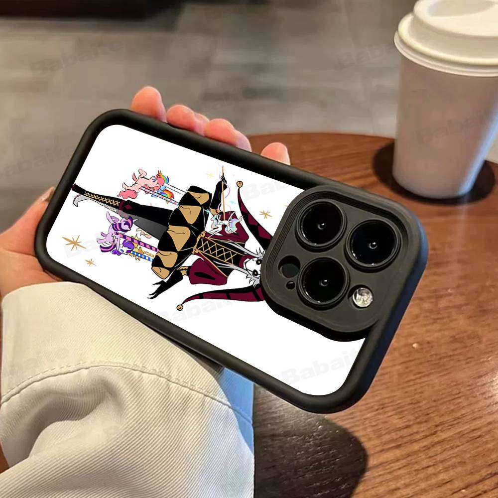 

Чехол для телефона The Freak Circus Pierrot для iPhone 17 16 15 14 13 12 11 Pro Max, противоударный, мягкий чехол iPhone 14