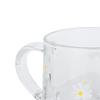 Cartoon Glass Cup Drinking Mug Tea Camping with Handle Juice Teacup Water