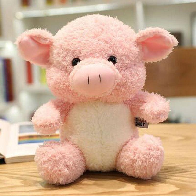 22/33cm Cute Panda Plush Toy Soft Animal Pig Penguin Mouse Dog Pendant Doll Stuffed For Boys Birthday Gifts