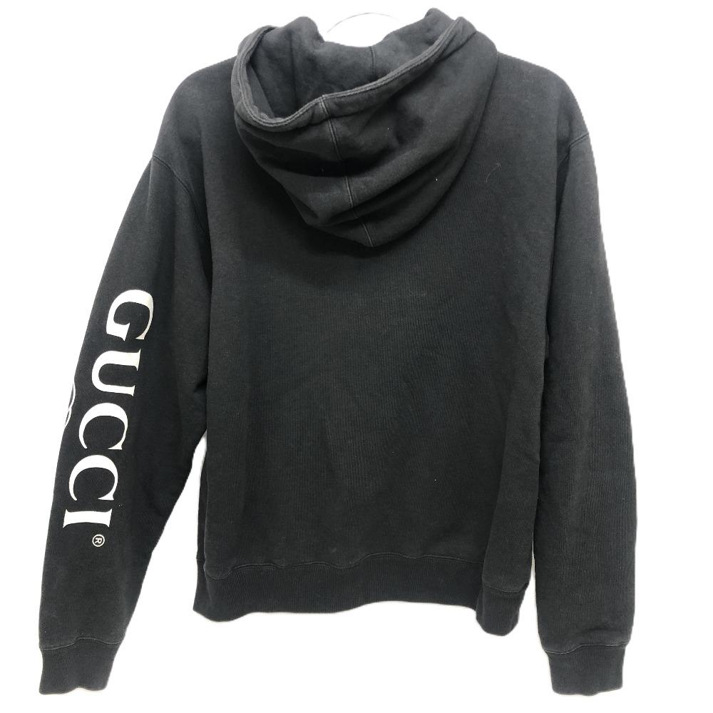 Gucci 627079 20AW Arm Logo Print Half-zip Apparel Tops Pullover Hoodie Parka