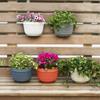Hanging Flower Wall Pots Garden Fence Balcony Basket Plant Pot Planter Decor