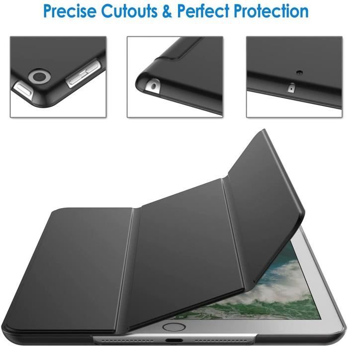 Tabletthülle - E.F.CONNECTION - für iPad (9.7") - Schutz Mehrere Winkel - Silikon - TPU