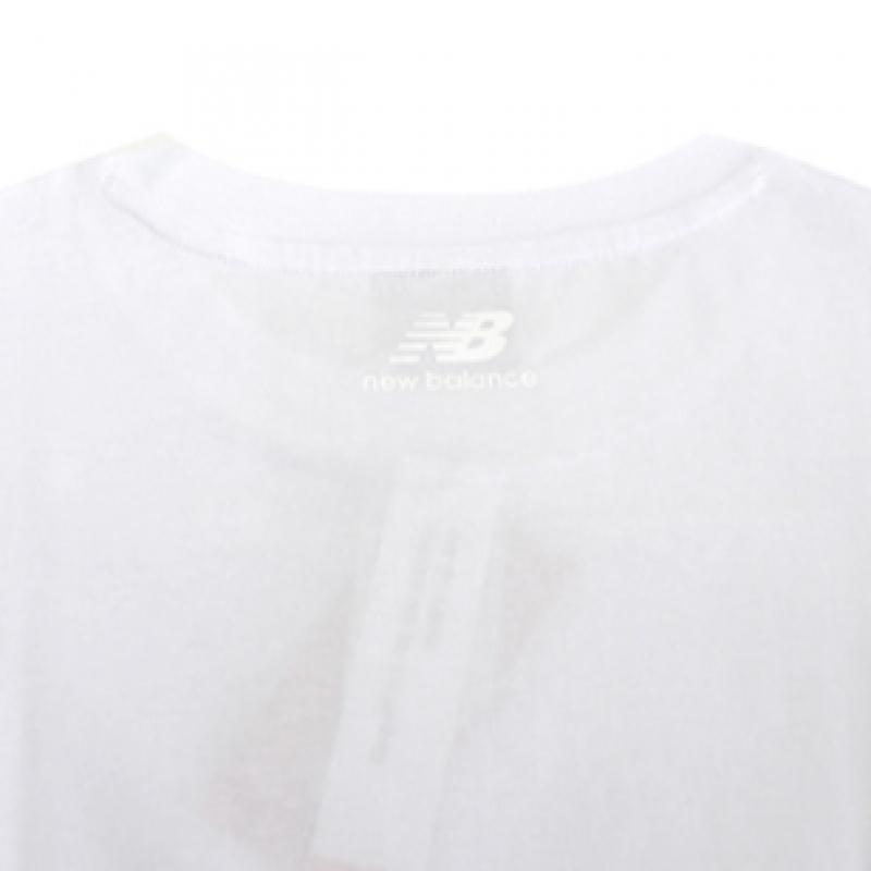 New Balance Nb ESSential Center Logo Men S And woMen S Short Sleeve Tee White Nbnee21033 10