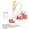 Vacuum Cleaner Toy Exquisite Pretend Play Plastic Boys Girls Electric Cleaning Toy with Light Birthday Gift