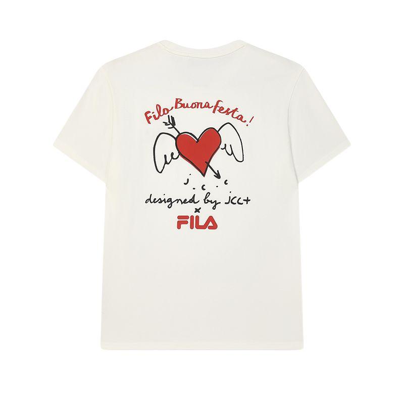 

New FILA ORIGINALE SS25 T Shirt Unisex Cloud White F11U519101F-WT XXL（185/104A）