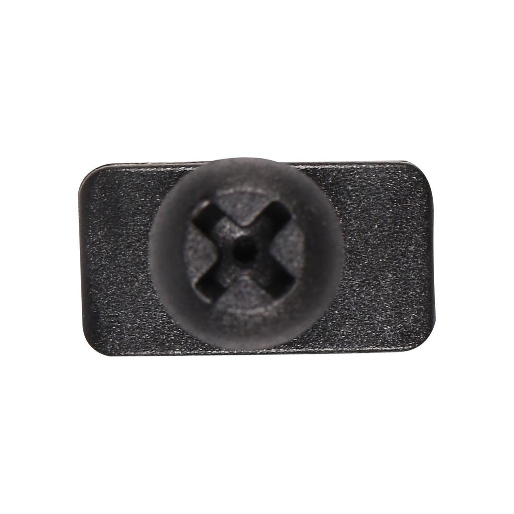 ECF2054 10 Pieces Push Type Retainer for Mercedes Black Nylon Head Size: 15x8.33mm Stem Length: 12.8mm Fits Into: 7.5mm