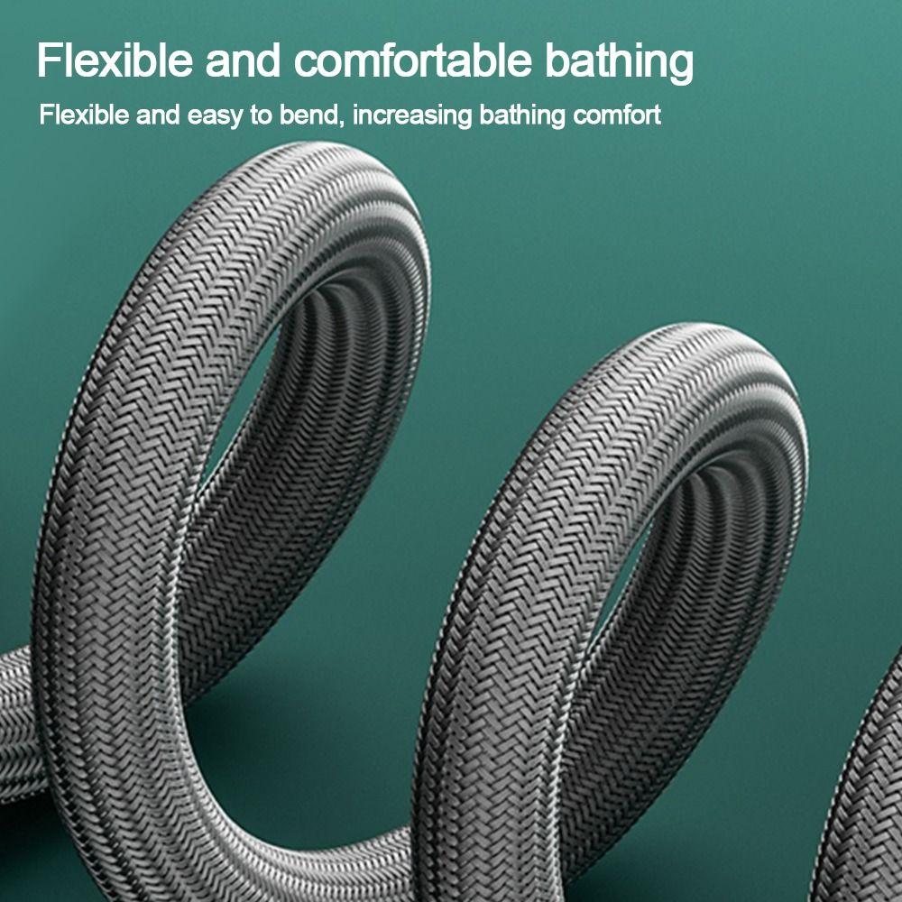 1.5/2 Meter GI/2 Handheld Shower Hose Anti Winding Bath Shower Nylon Pipe  Bathroom Accessories