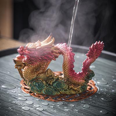 Dragon Year Tea Pet Color-changing Decoration Tea Table Teaware Accessories Dragon Play Beads Can Raise Creative Chinese Tea Pet