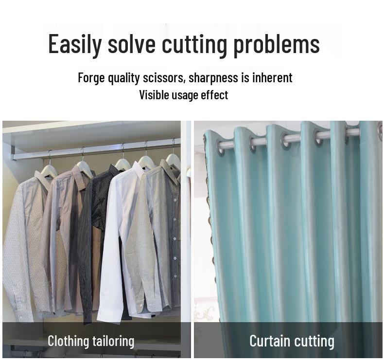 Maifan Professional Tailor Scissors: 8-12 Inch Clothing and Household Sewing Scissors