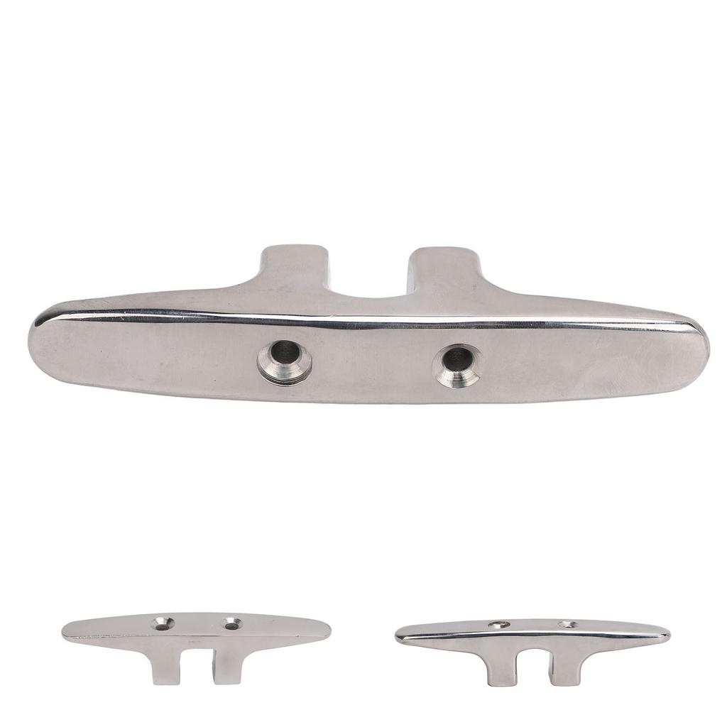 Boat Dock Cleat Stainless Steel Deck Rope Tie Down  Line Cleat Holder for Ship Marine