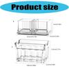 Durable Plastic Teas Coffee Pods Holders Moisture Proof Design Easy Cleaning Delicate Teas Bag Dispenser For Home Use