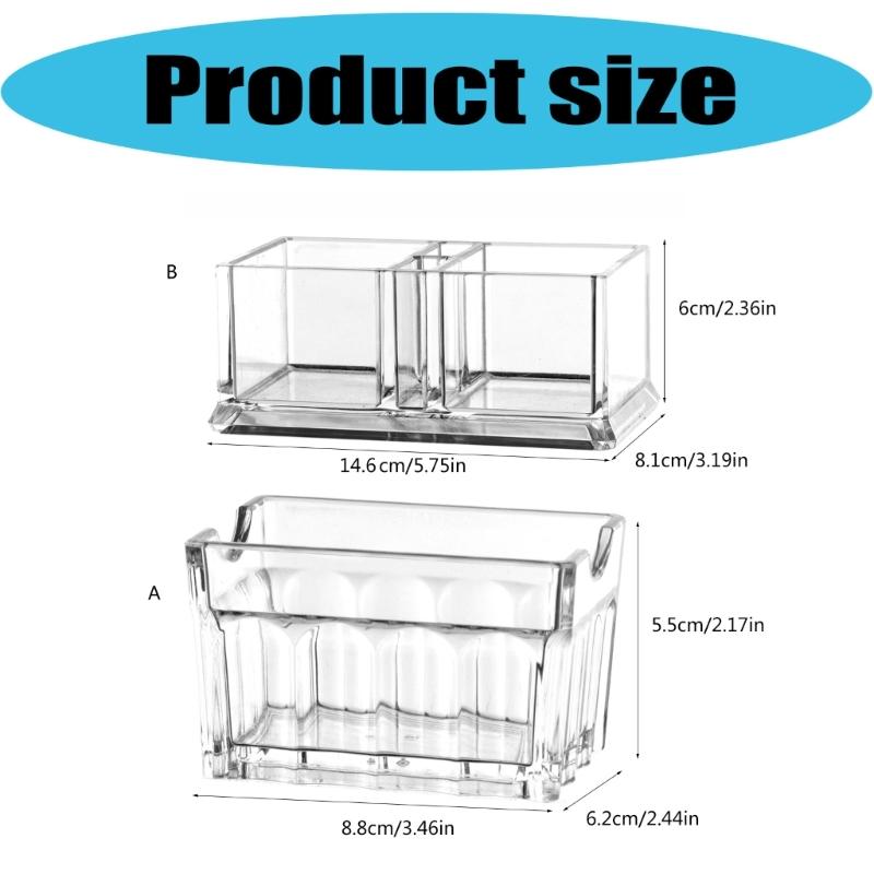 Durable Plastic Teas Coffee Pods Holders Moisture Proof Design Easy Cleaning Delicate Teas Bag Dispenser For Home Use