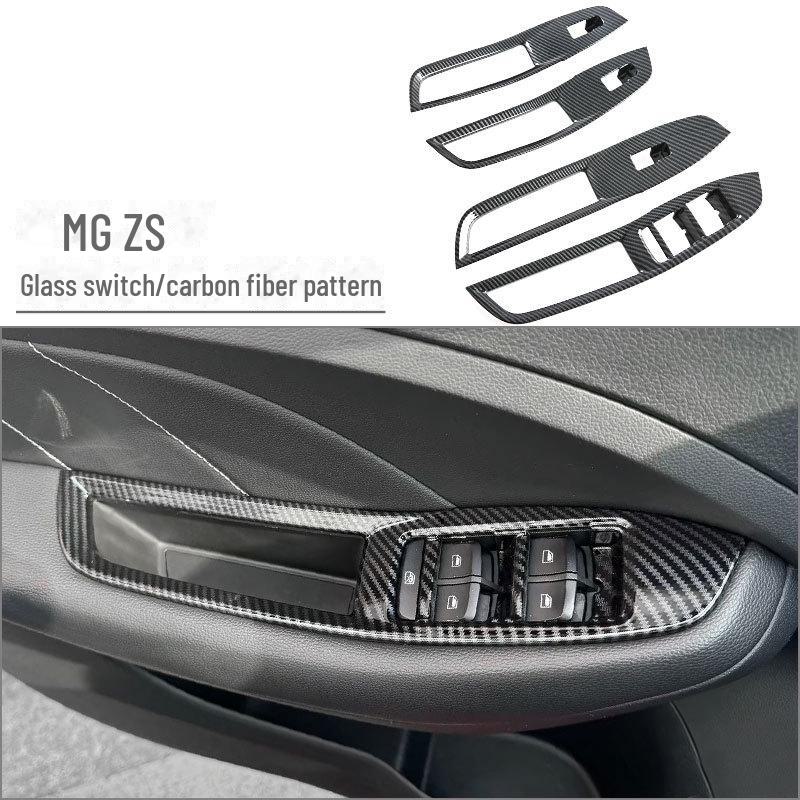 

24 MG ZS Стеклянная панель переключателей Кнопка подъема окон Рамка Декор