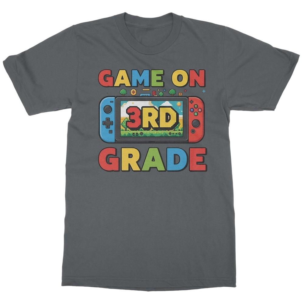Game On 3rd Grade Design - Fun Back to School Gamer Unisex T-Shirt Unisex T-Shirt S
