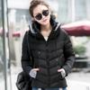 Women's Clothing Short Stand-up Collar Gloves Down Cotton-padded Clothing Warm Large Size Slim-fit Cotton-padded Jacket Student Clothing Trend