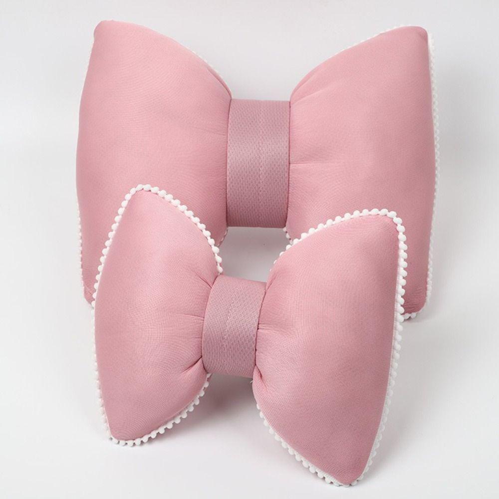 Ergonomic Neck Pillow Breathable Ice Silk Pillow Cute Car Headrest Pillow Auto