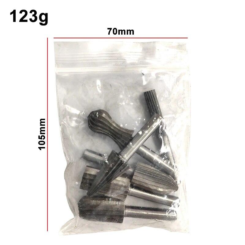 

6 шт. Деревообрабатывающий вращающийся напильник, резак, фреза, электрический инструмент, набор инструментов для самостоятельной резьбы по дереву, полировки и производства