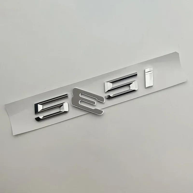 3D Chrome Car Trunk Letters 528i 535i 540i Logo Luxury Line Badge Xdrive Emblem Sticker For BMW E60 E34 F10 G30 E39 Accessories Az2