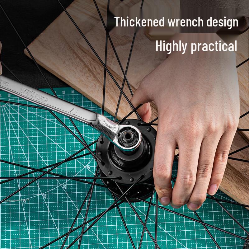 Deli 8-Piece Mirror Combination Wrench Set