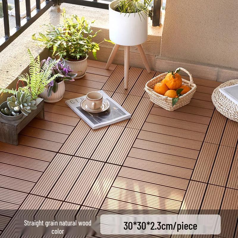 Pavimentazione per esterni impermeabile anticorrosione: Pavimentazione Composita Spessa e Durevole per Giardino e Balcone.