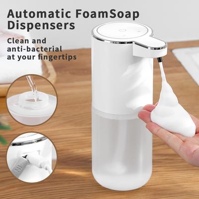 New Wall Mounted Automatic Soap Dispenser Foam Smart Hand Washing Machine 380ml Liquid Rechargeable Bathroom Induction Sensor