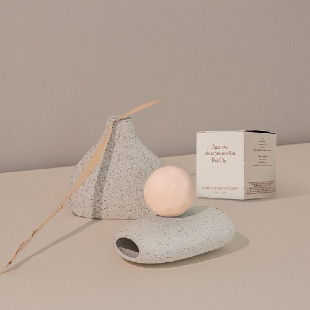 Erigeron Универсальный веганский шампунь-брусок   Розовая глина NONE