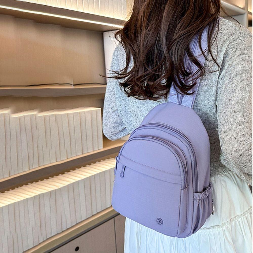 Waterproof Multipockets Casual Backpack Lightweight Minimalist Commuting Backpack  Unisex