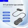 Shenguang 5V ARGB Controller: 5V Pin Case Fan, Light Strip RGB with Wireless Three-Pin To SATA Remote Control