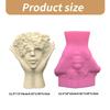 Silicone Ornament Moulds Silicone Vase Molds Flower Human Shape Flexible Crafting Moulds Silicone Texture Craft Moulds