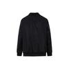 Nike Cotton Jacket Front Open Big Logo Baseball Collar Long Sleeve Kids Jackets Black NY2142112GS-001