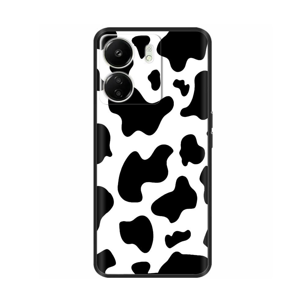 For Xiaomi Poco C65 Case Cute Luxury Painted Back Cover Soft Black Silicone Phone Case For Xiaomi Poco C65 PocoC65 Fundas Bumper