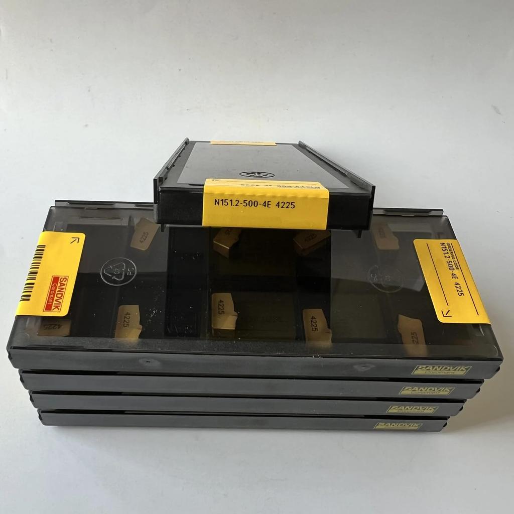 Original Sandvik / N151.2-500-4E 4225 /CNC Lathe Carbide Blade Tool 10 Pcs