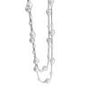 Long Starry Pearl Necklace For Women With Geometric Titanium Chain For Elegant Occasions