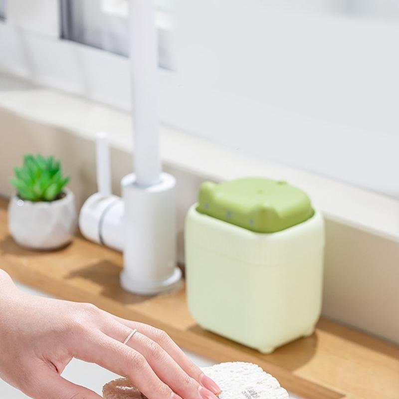 Charm Katzenform Seifenspender mit Druckfunktion Spülmittelbehälter für einfache Reinigung, Wartung und einfache Anwendung