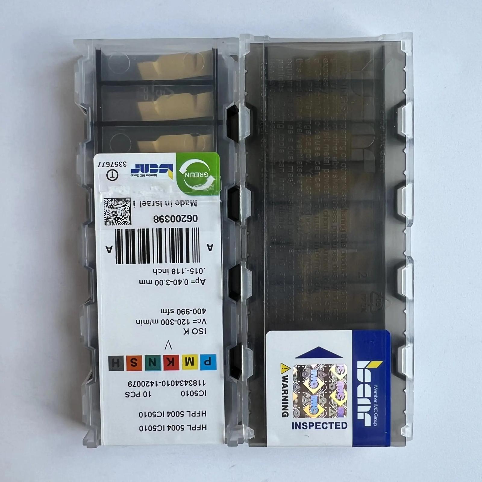 

ISCAR / HFPL5004 IC5010 /Industrial indexable carbide inserts 10 Pcs