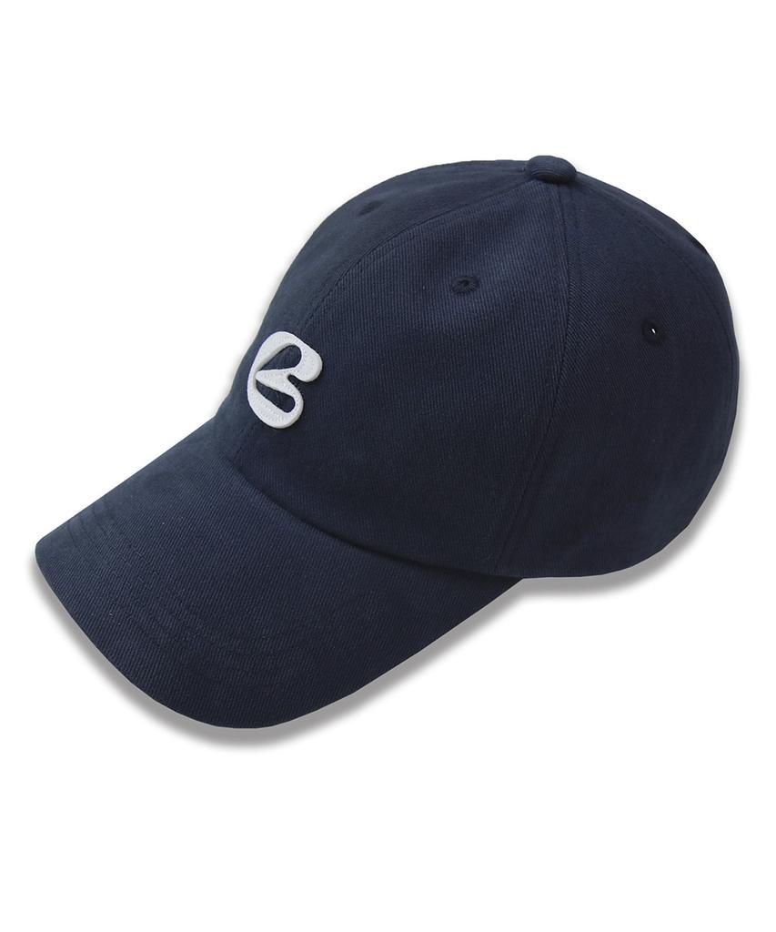 BLUFF B Initial Logo Classic Ball Cap [Navy]