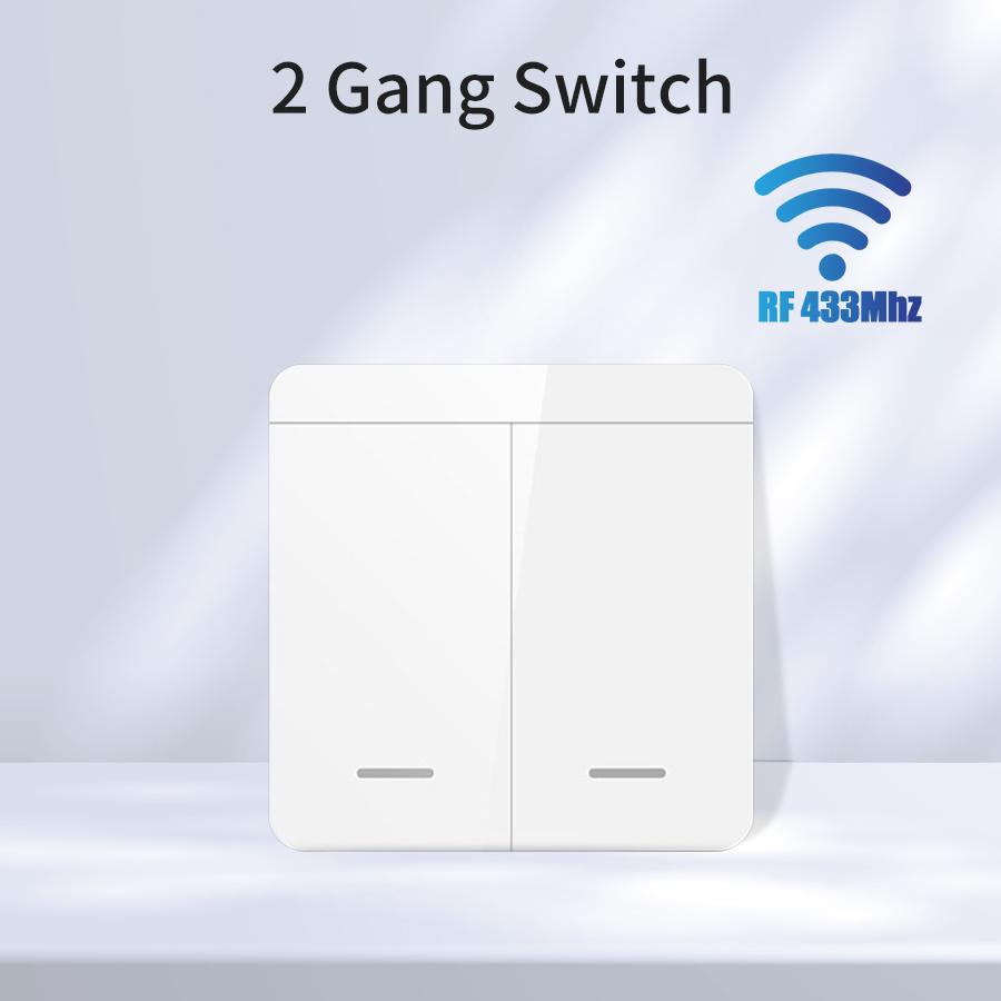 Tuya Smart WiFi Switch For Lighting RF 433MHz Wireless Switch Smart Life APP Voice Control Work With Alexa Google Home Alice